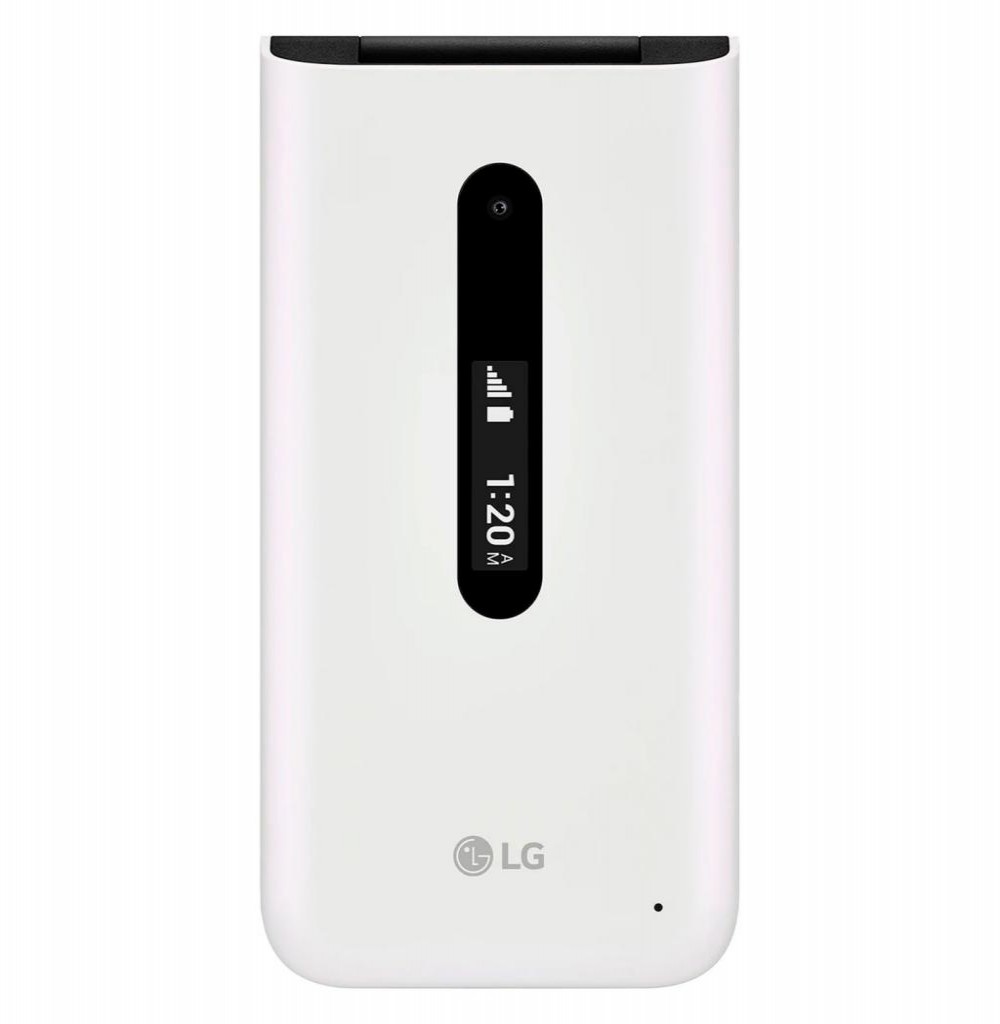 Celular LG Folder 2 LM-Y120S Branco/Preto Replica 