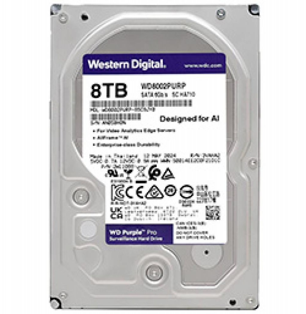 HD SATA3  8TB WD Purple WD8002PURP Pro