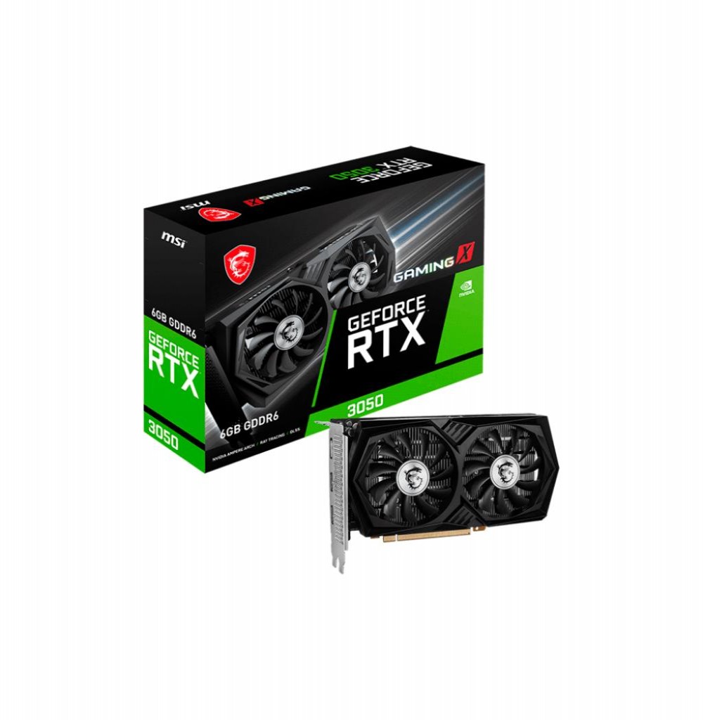  Placa de Vídeo 6GB EXP. GF-RTX3050 Msi Gaming X 912-V812-053