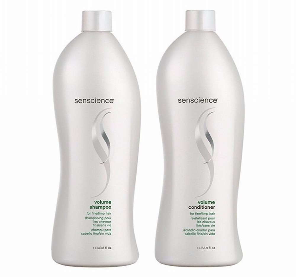 Kit Senscience Shampoo + Condicionador Volume 1 Litro