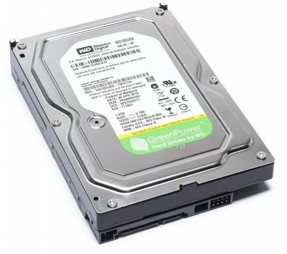 HD SATA3 1TB WD WD10EURX Pull 