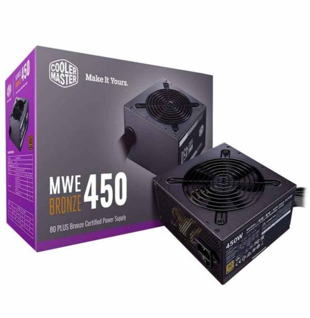 Fonte 450W Cooler Master MWE Bronze MPE-4501-ACAAB