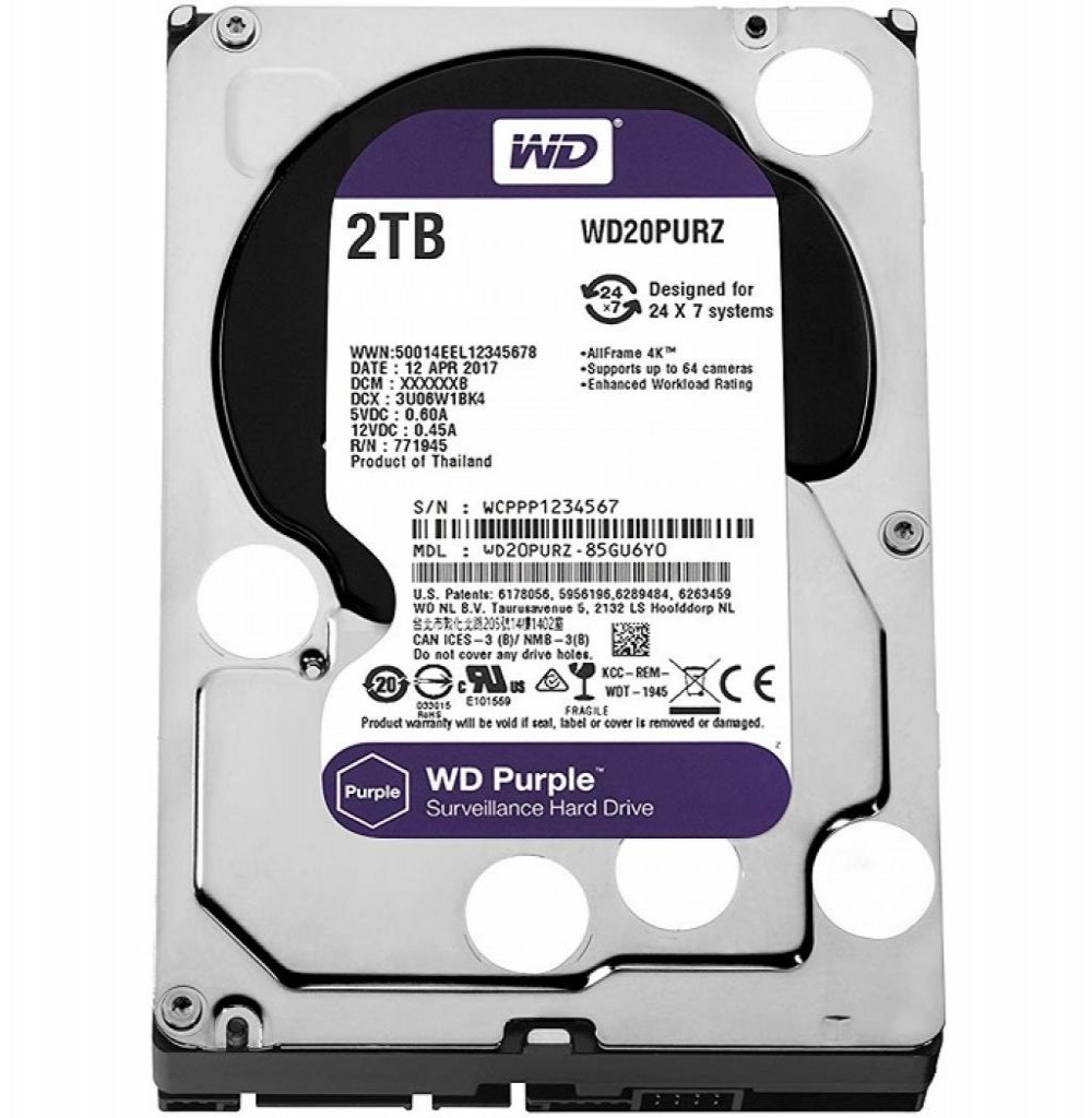 2 тб жесткий диск wd purple wd20purz обзор