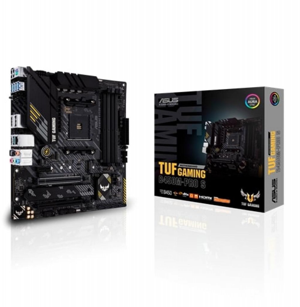 Placa Mãe Asus B450M-Pro S Tug Gaming AMD (AM4)
