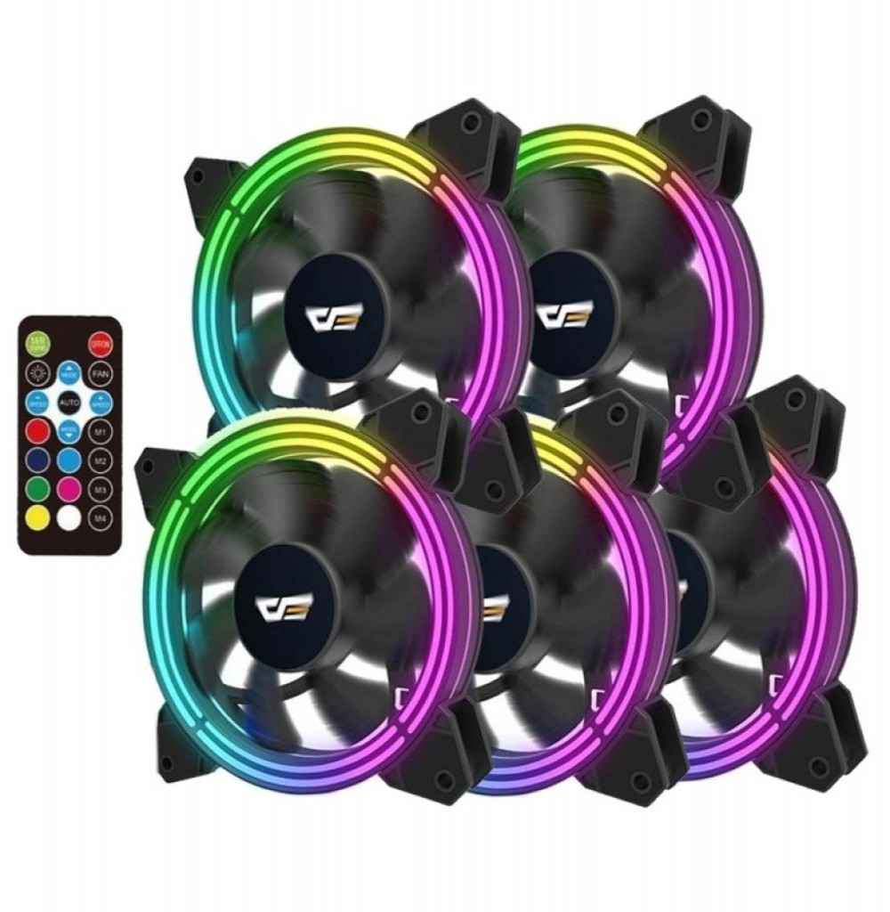  Cooler Gabinete DarkFlahs CF11 PRO Kit 5IN1 RGB