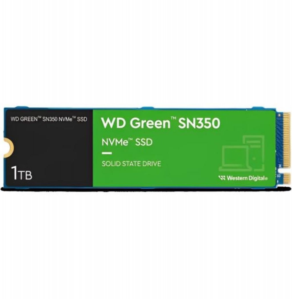 HD SSD M.2 1TB Wd Green SN350 WDS100T2G0C NVME