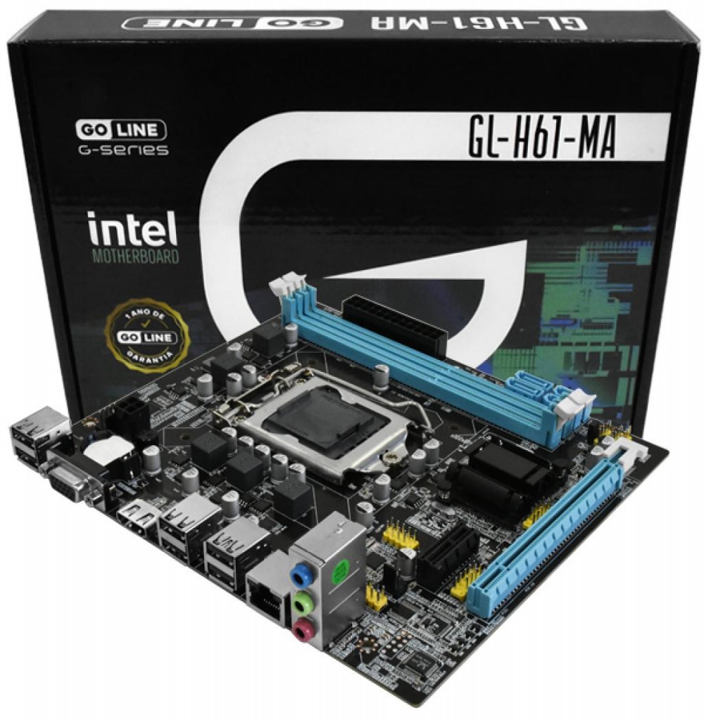 Placa Mae Intel (1155) GOLINE GL-H61M-G