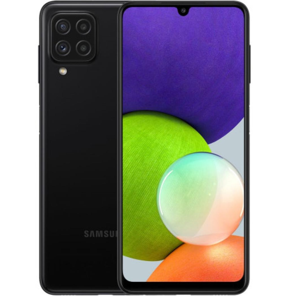 Celular Samsung A22 A225M/DSN 4/128GB+32GB Preto