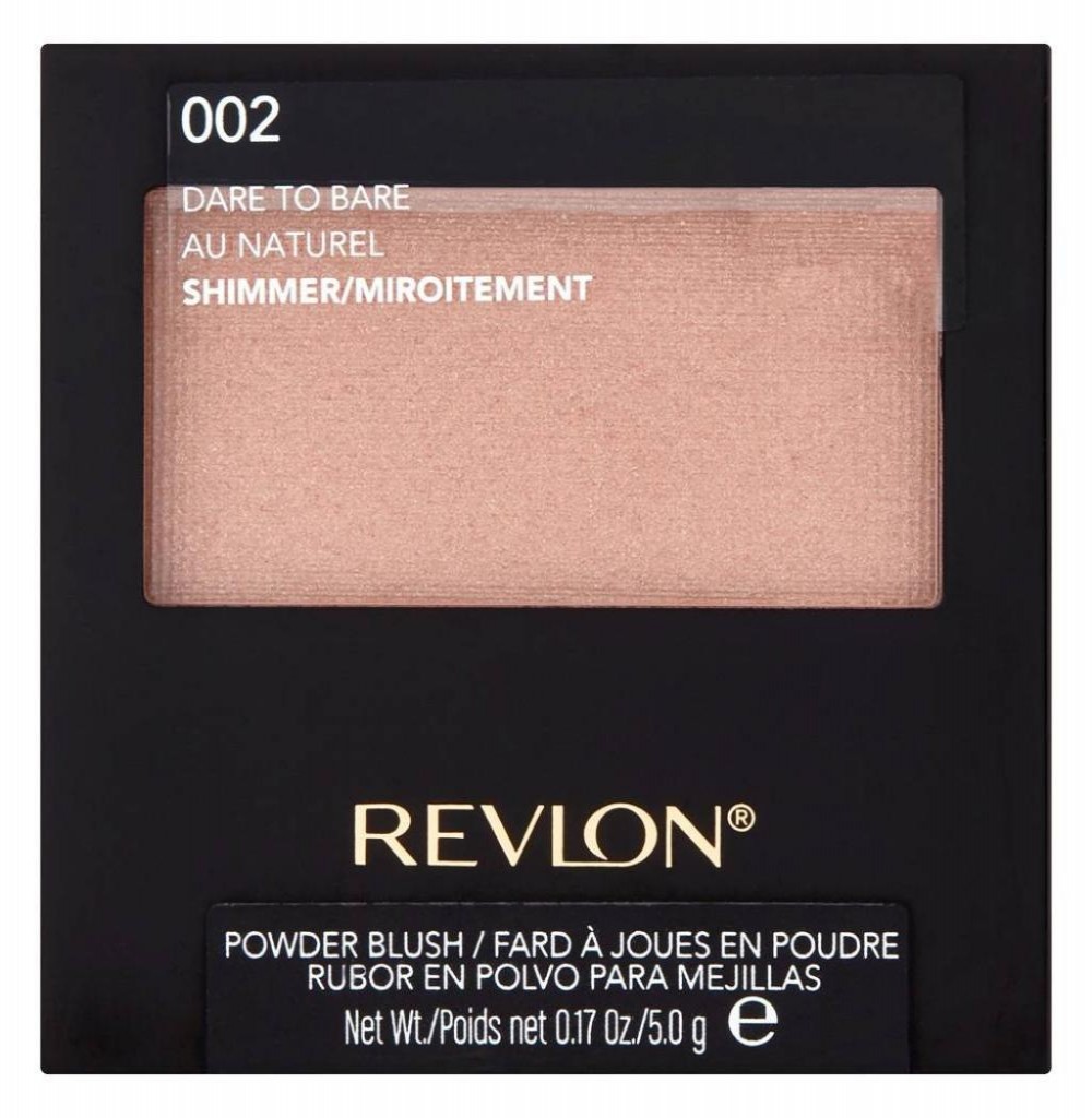 Blush Revlon Powder Blush 002 Bare To Dare Shimmer/Miroitement 74784-19