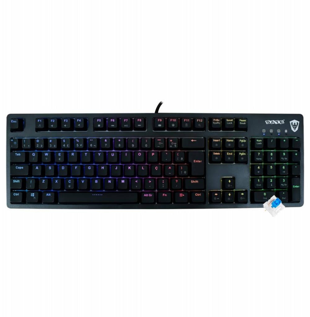 Teclado USB Satellite K61 Gamer Mecânico Português