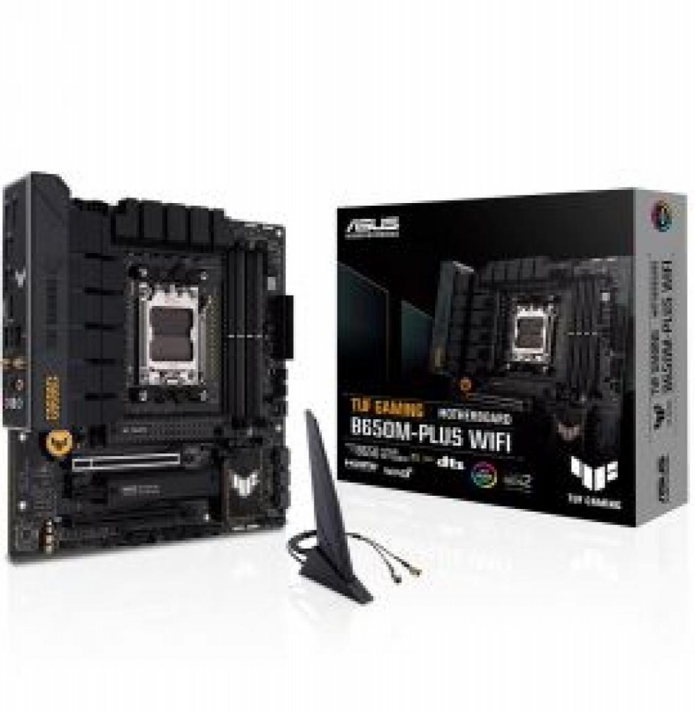 Placa Mae AMD (AM5) ASUS B650M-PLUS TUF GAMING WIFI DDR5