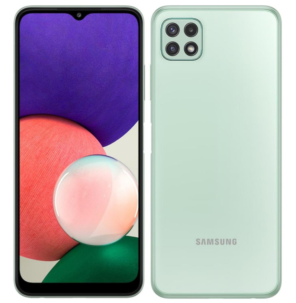 Celular Samsung A22 A226BR/DSN 4/128GB 5G Verde