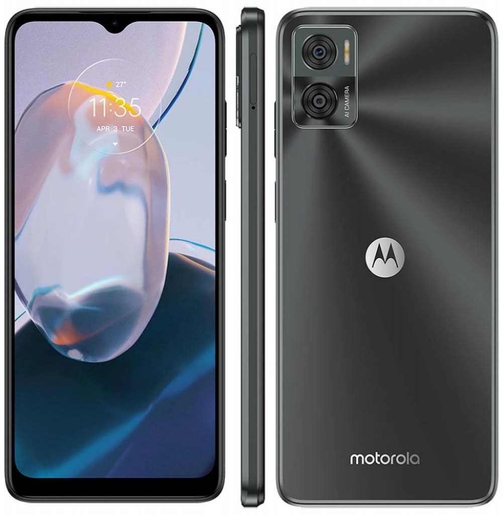 Celular Moto E22 XT2239-7 3/32GB Preto