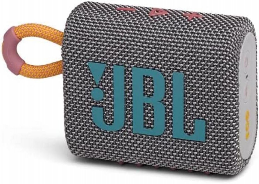 Caixa de Som JBL GO 3 BT Cinza