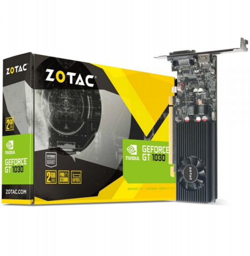 Placa de Vídeo 2GB EXP. GF-GT1030 ZOTAC DDR5 ZT-P10300A-10L