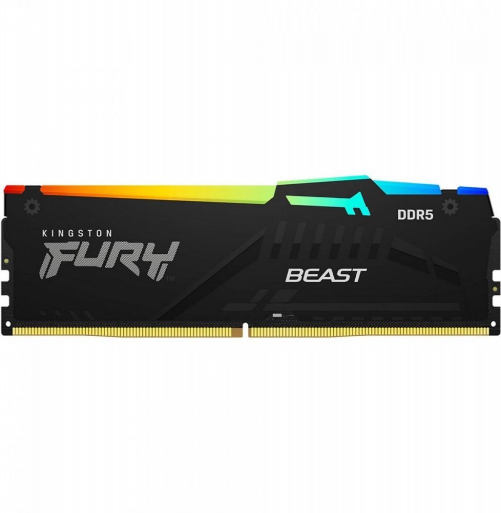 Memoria DDR5-32GB 5600 Kingston Fury Beast Black RGB KF556C40BBA-32