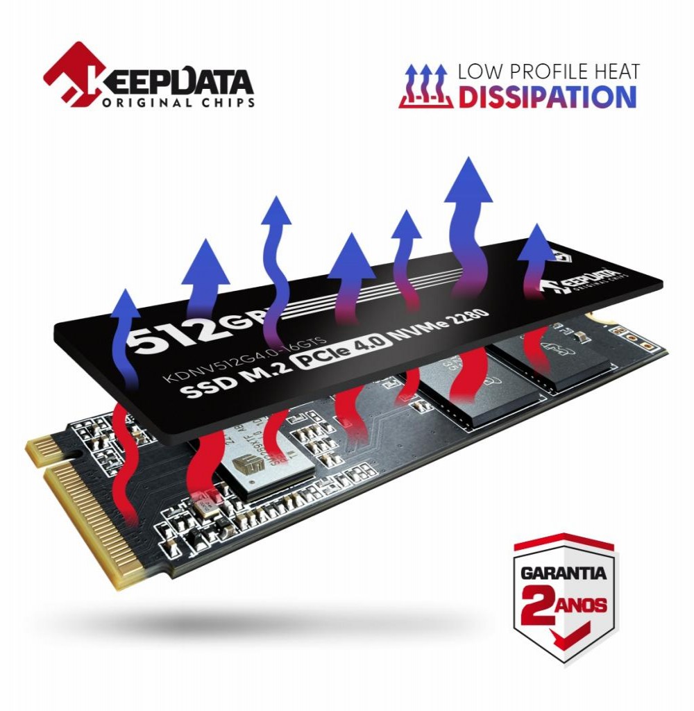 HD SSD M.2  512GB Keepdata KDNV512G4.0-16GTS NVME