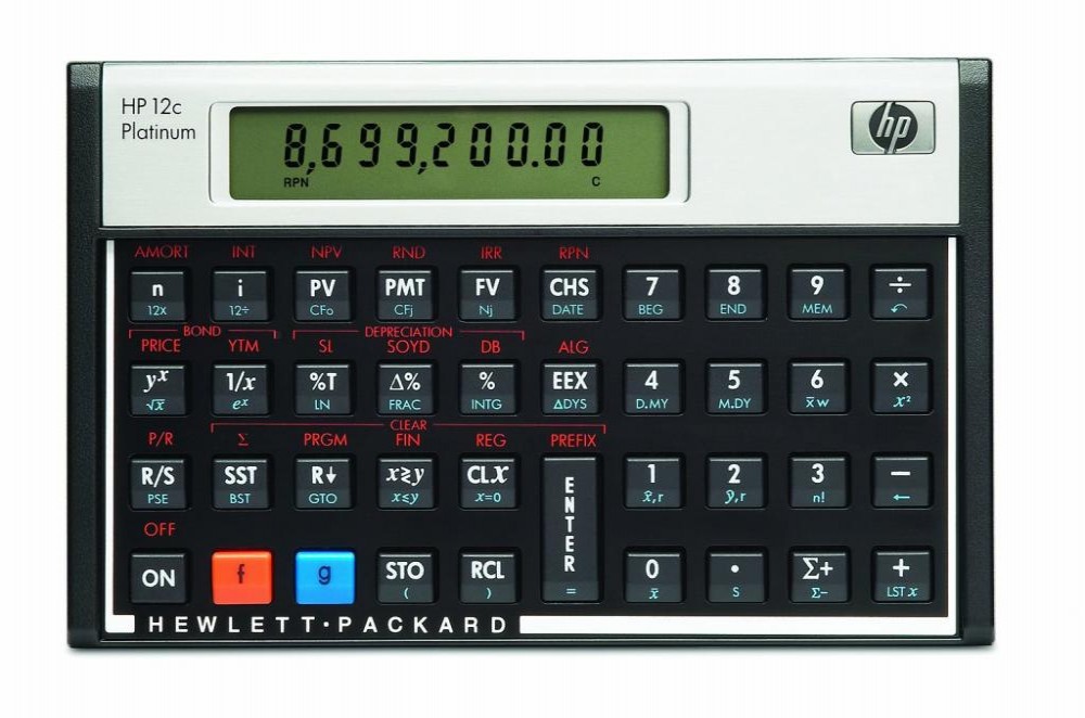 Calculadora HP 12C Platinum