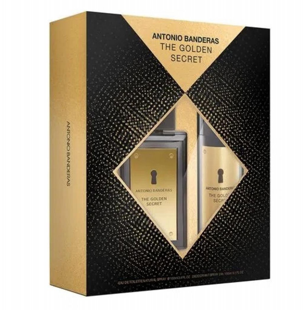 Kit Antonio Banderas Golden Secret Masc 100 + DEO