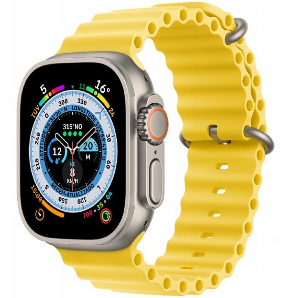 Relógio Apple Ultra 49MM MNH93LL/A Amarelo Ocean