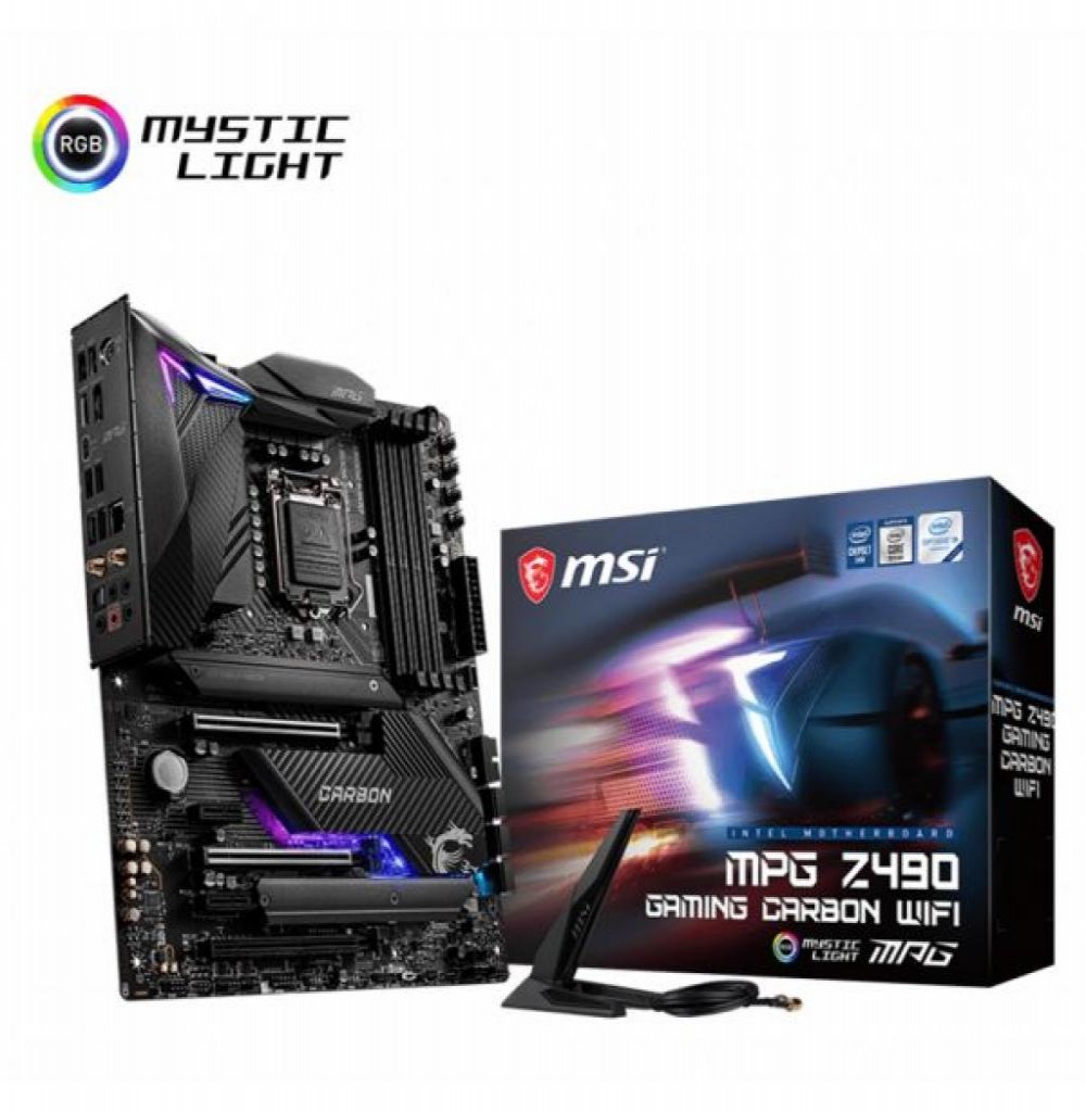 Placa Mãe Intel (1200) Msi Z490 Mpg Gaming Carbon Wifi