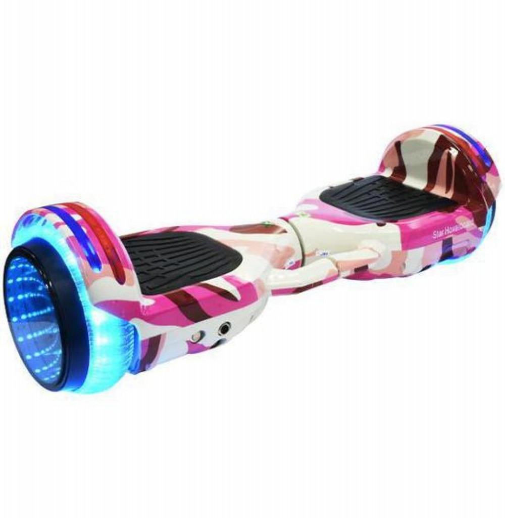 Scooter Hoverboard 6.5 Bt/ Rosa Camuflado