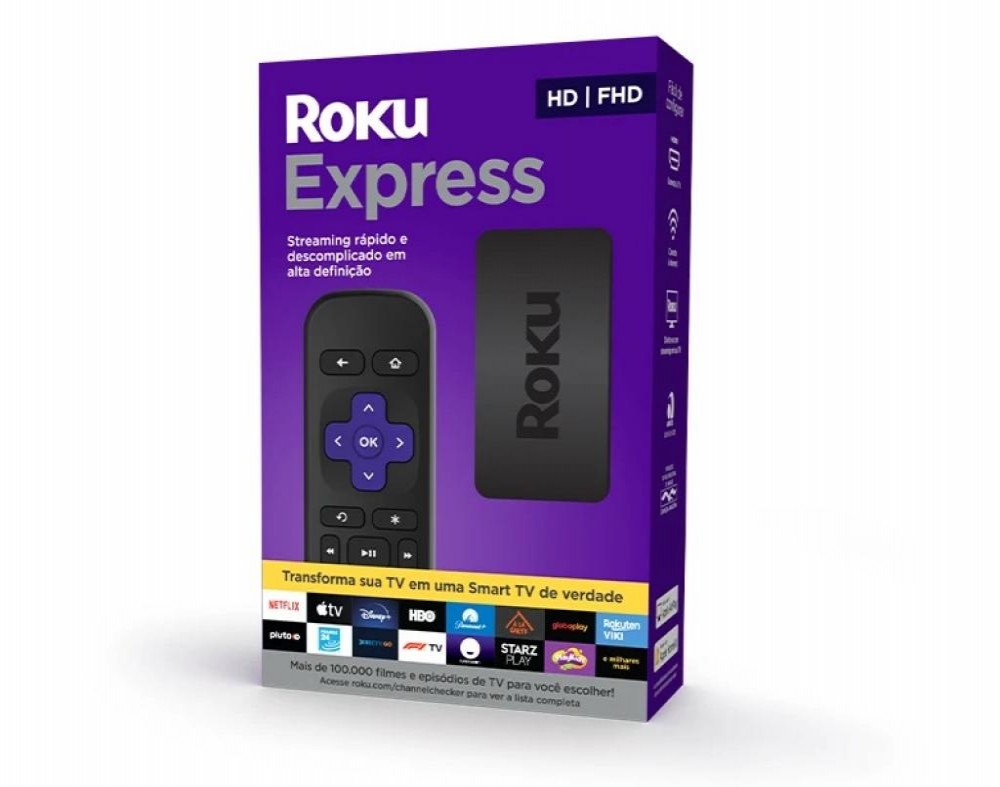 Google Roku Express Hd Streaming 3941r Hdmi/Wf Pr