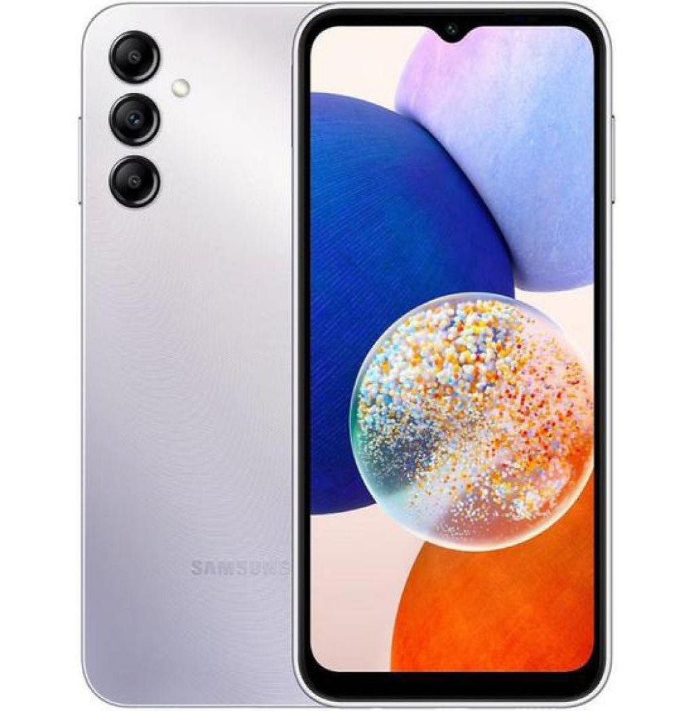 Celular Samsung A14 A146m/Ds 4/128gb 5g Prata*