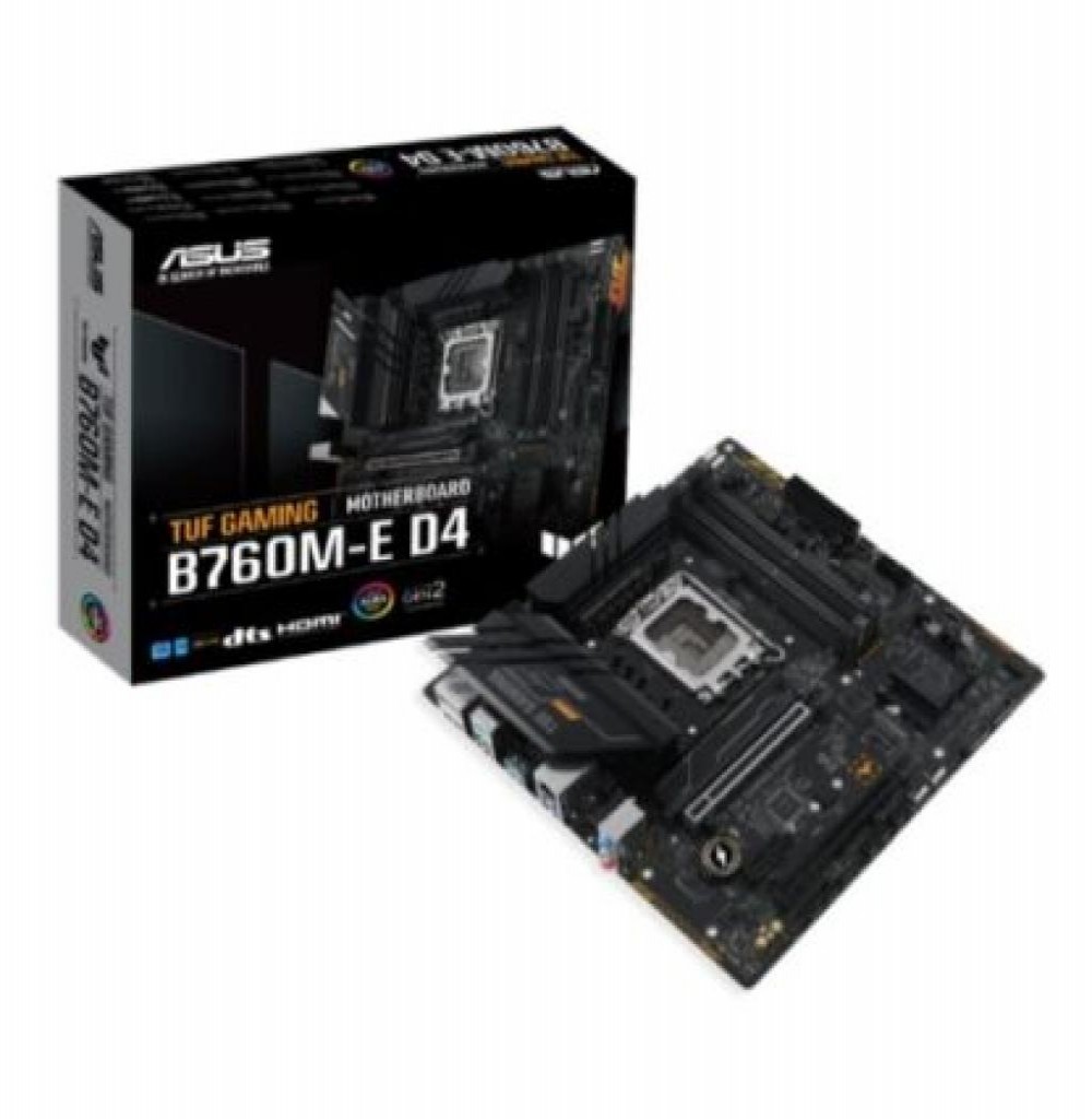 Placa Mãe Intel (1700) Asus B760M-E Tuf Gaming D4