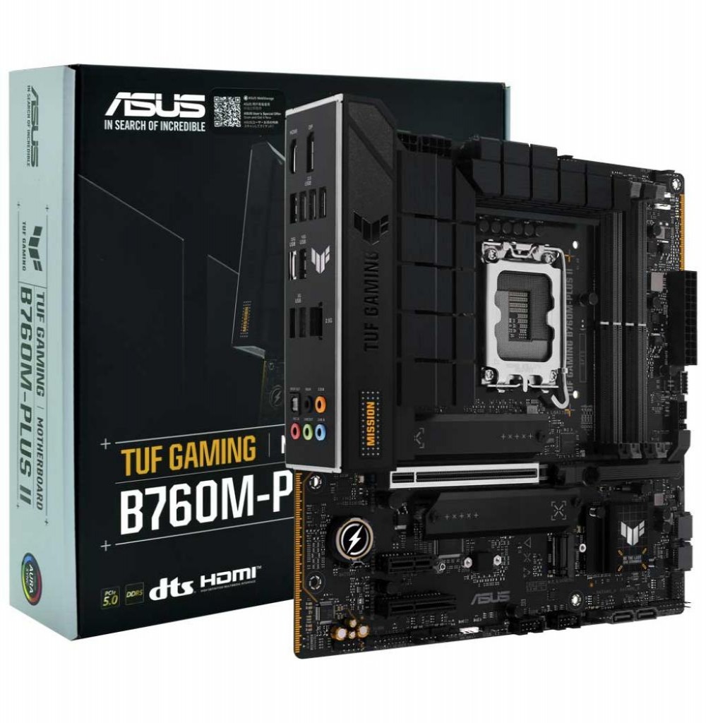 Placa Mãe Intel (1700) Asus B760M-Plus Tuf Gaming II DDR5