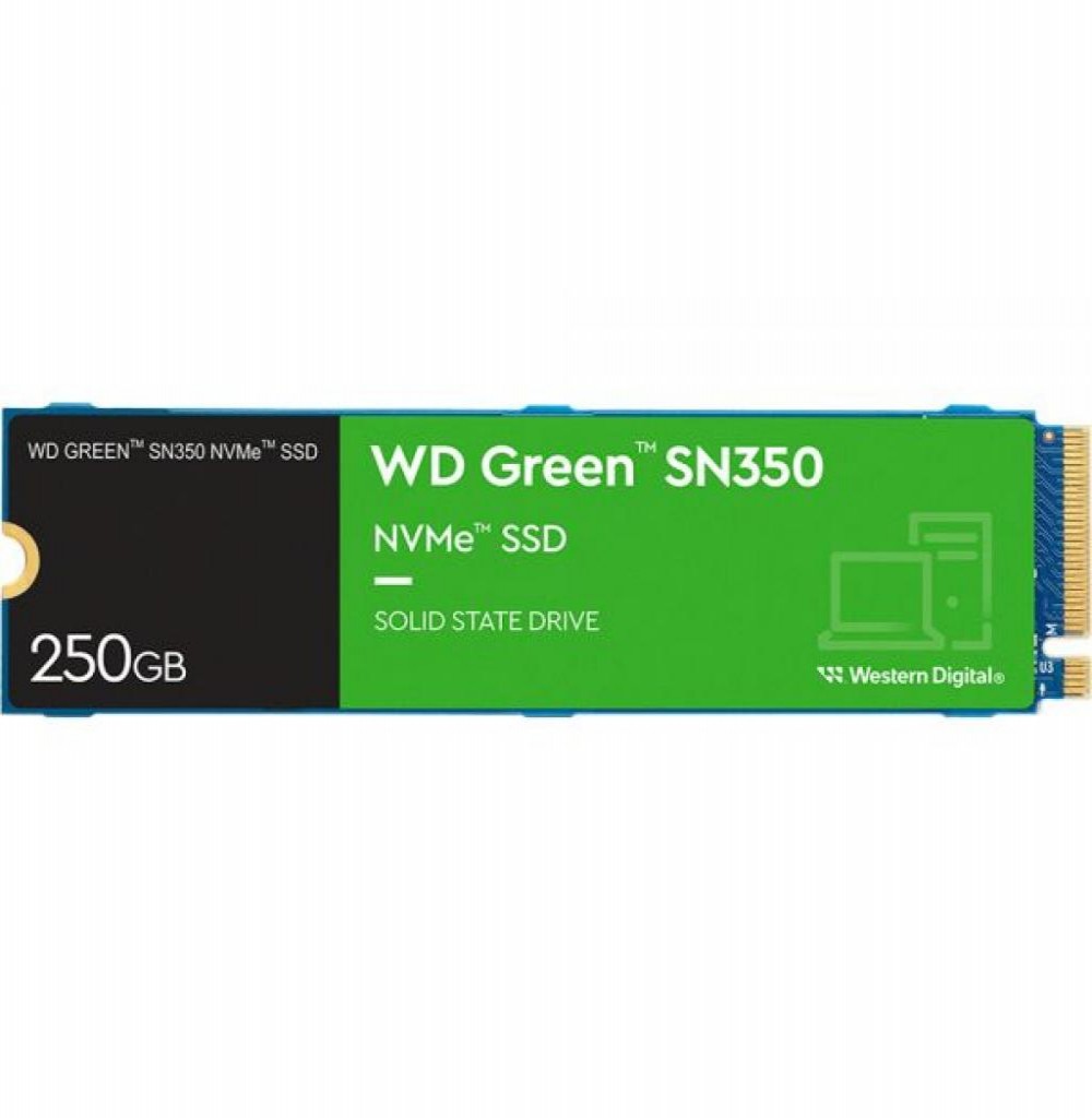 HD SSD M.2  250GB WD Green SN350 Nvme WDS250G2G0C