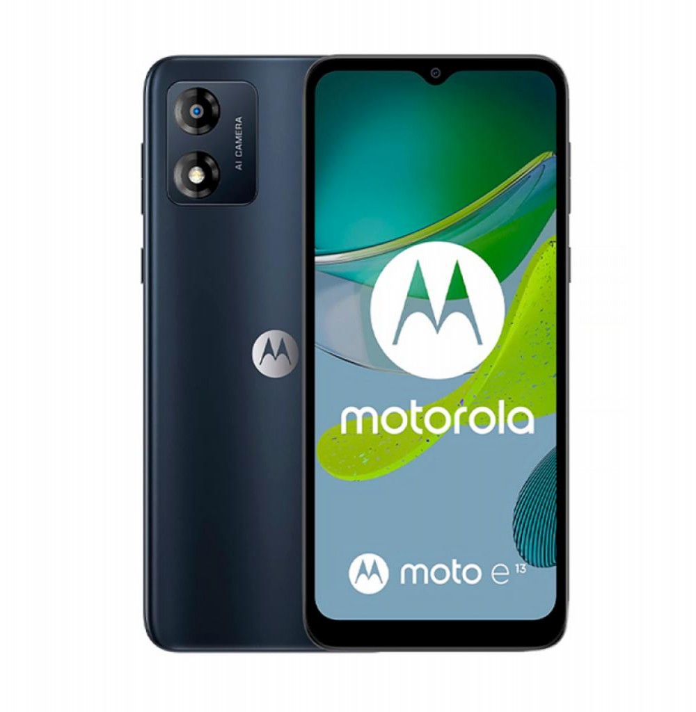 Celular Motorola E13 XT2345-3 2/64GB  Ds 6.5" Preto 3 pinos