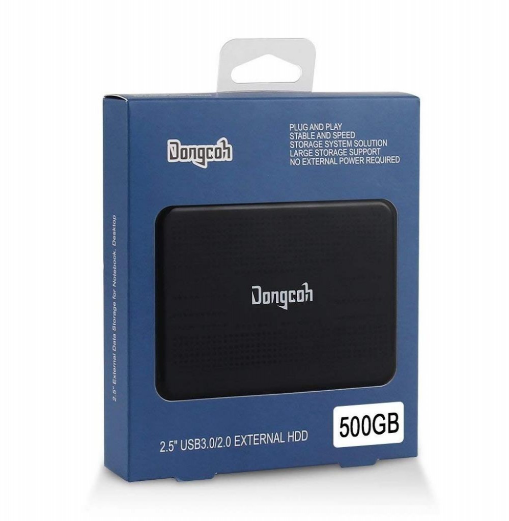 HD Externo 500GB USB 3.0 DONGCOH 2.5"