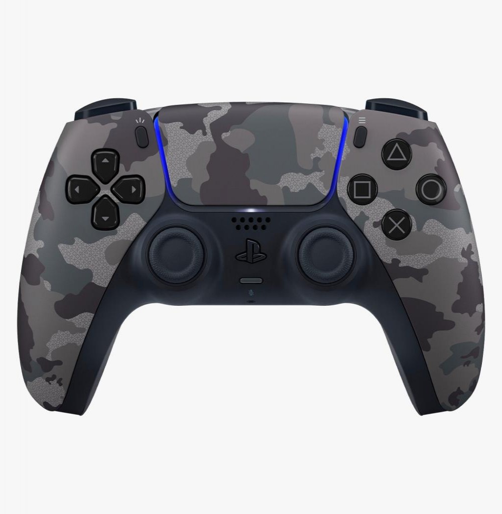 Controle PS5 Dualsense Wireless Camuflado Cinza