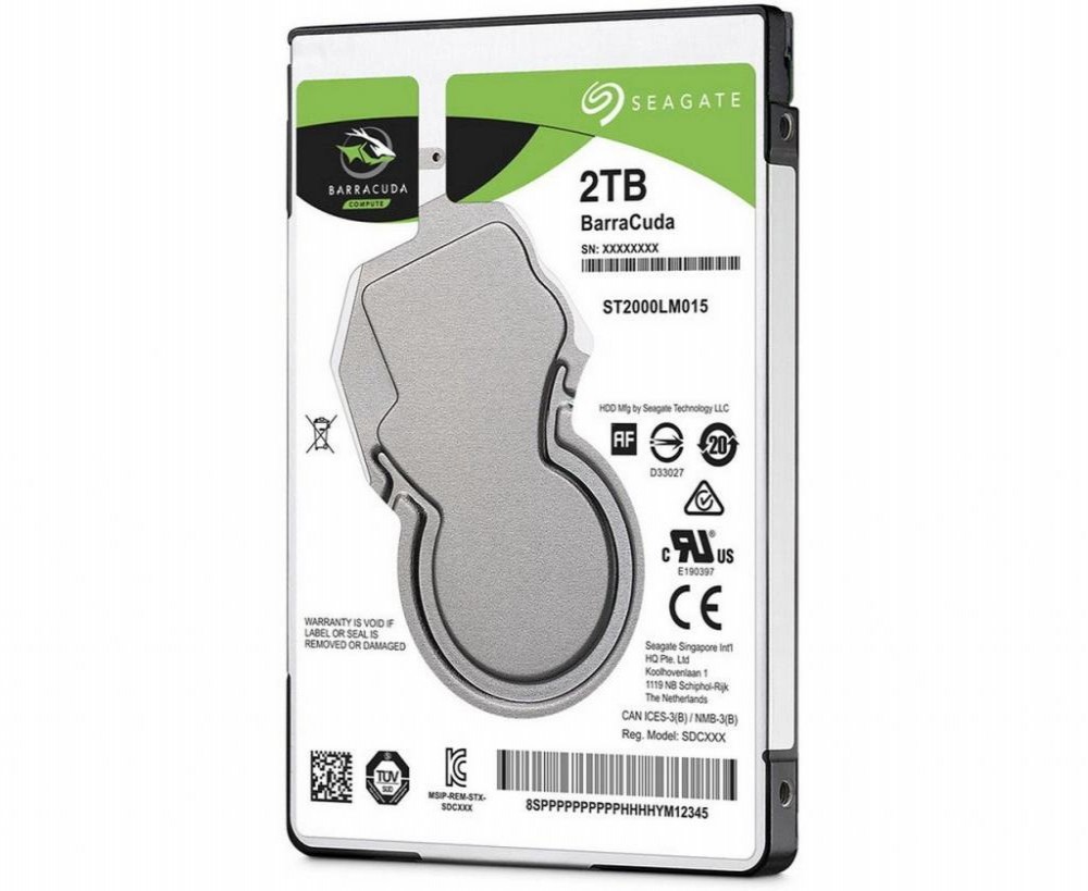 HD Para Notebook SATA 2TB Seagate 5400 ST2000LM015