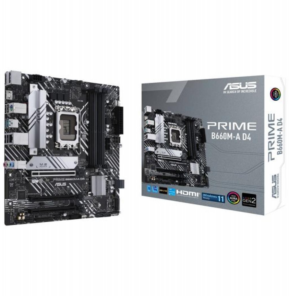 Placa Mãe Intel (1700) Asus B660M-A Prime D4 