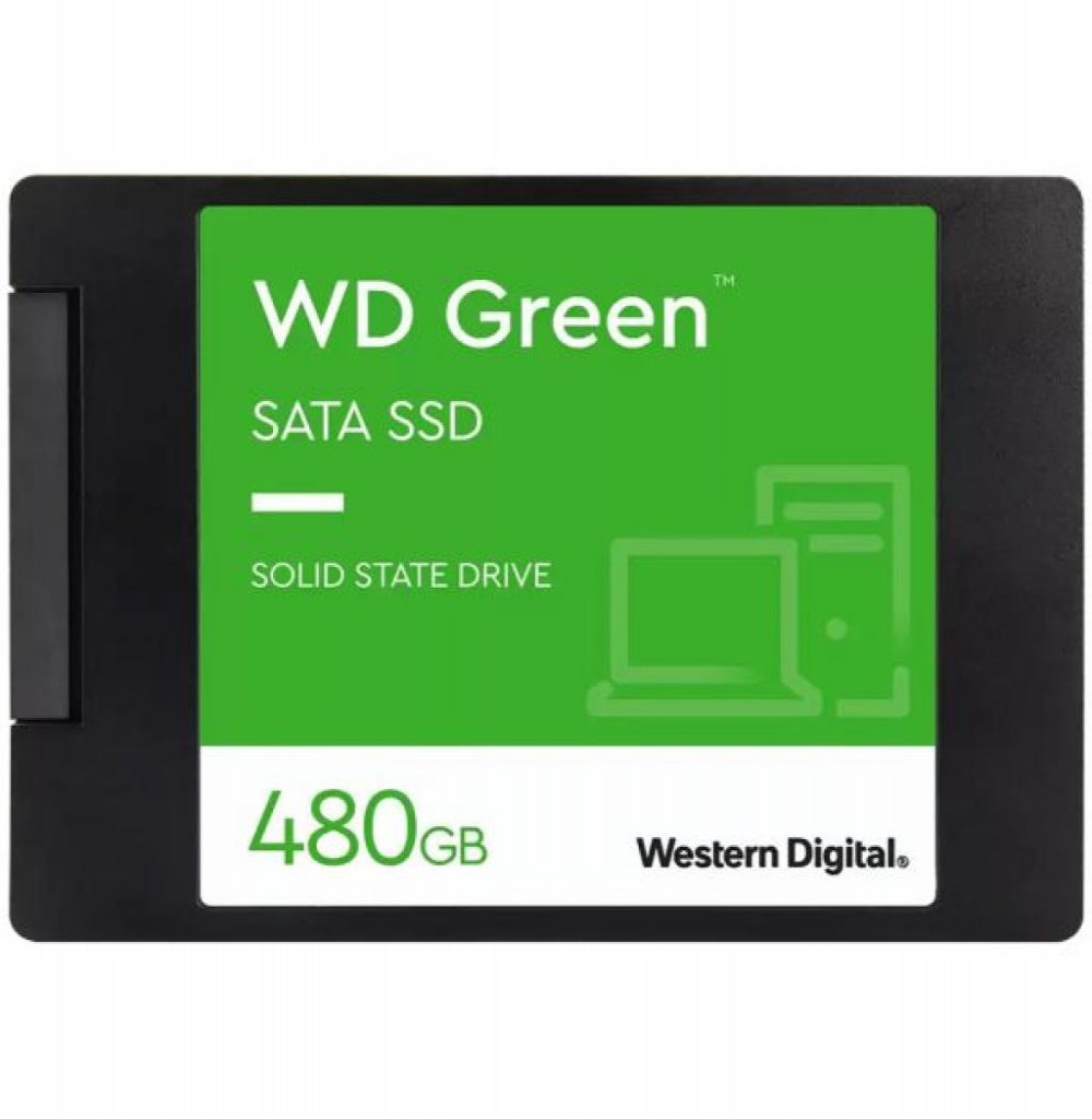 HD SSD SATA3  480GB 2.5" WD Green WDS480G3G0A