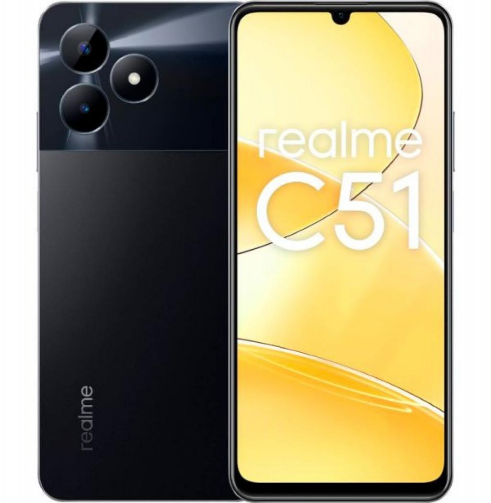 Celular Realme C51 RMX3830 4/128GB Preto 