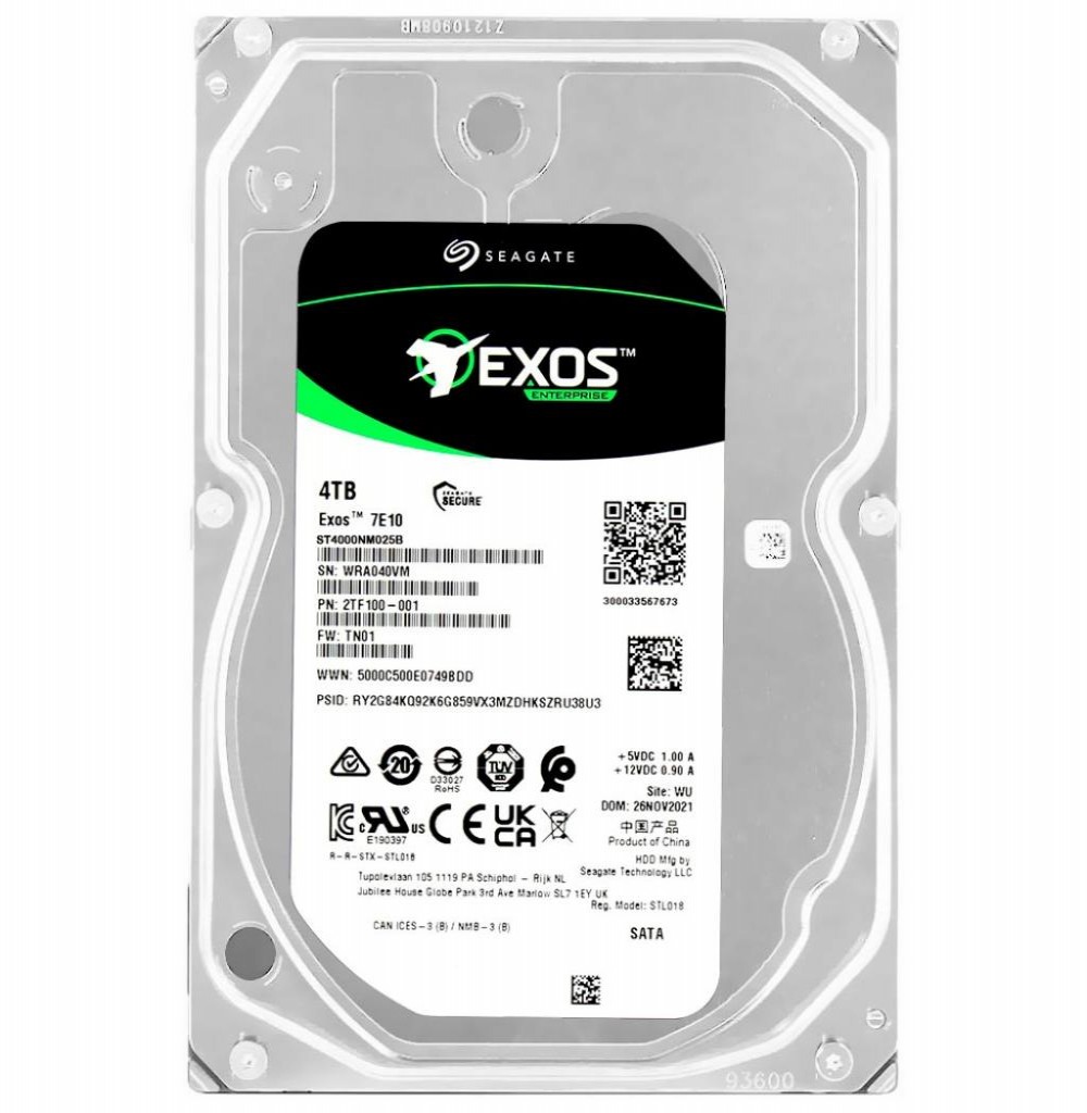 HD SAS  4TB Seagate Exos 7E10 512E/4KN