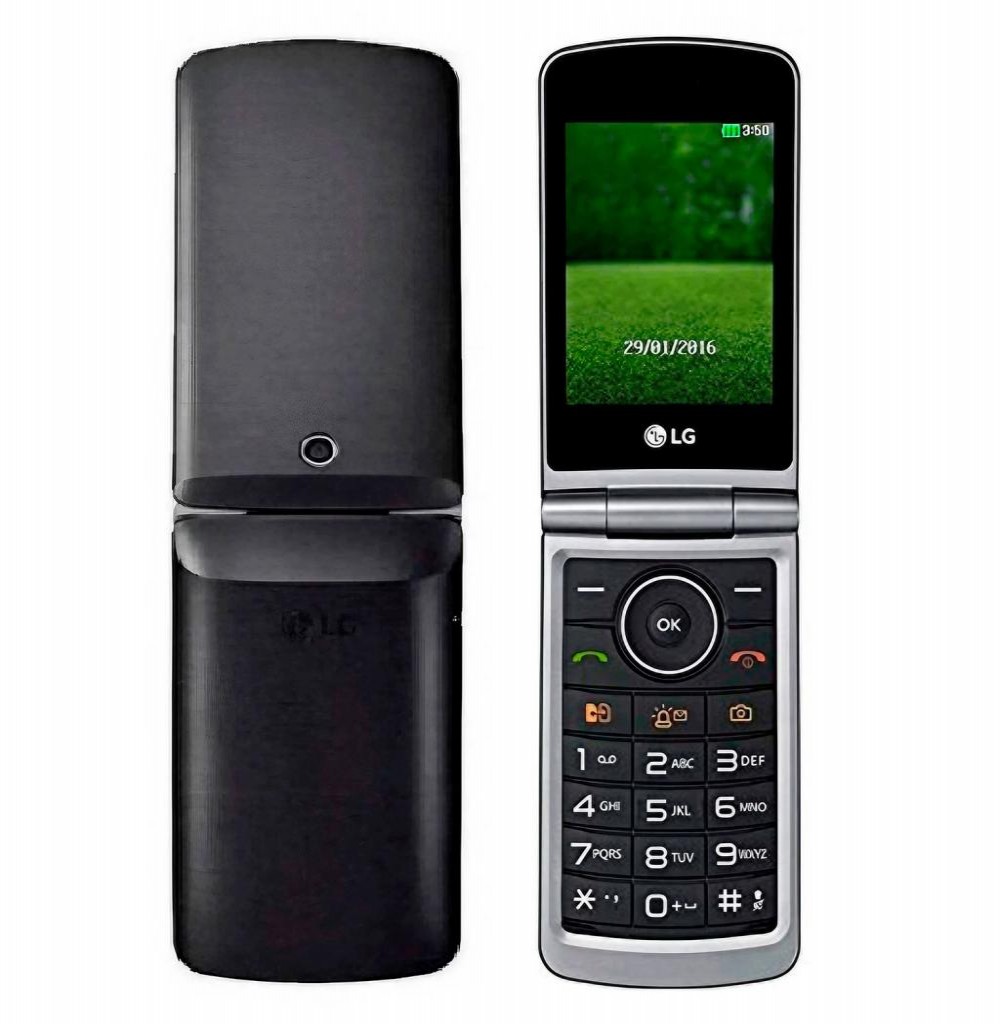 Celular LG G360 Dual (Flip) Preto