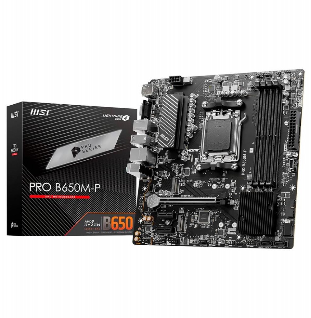 Placa Mãe AMD (AM5) Msi B650M-P Pro DDR5