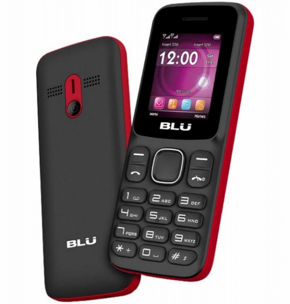 Celular Blu Z4 Z194 1.8" Dual Preto/Vermelho