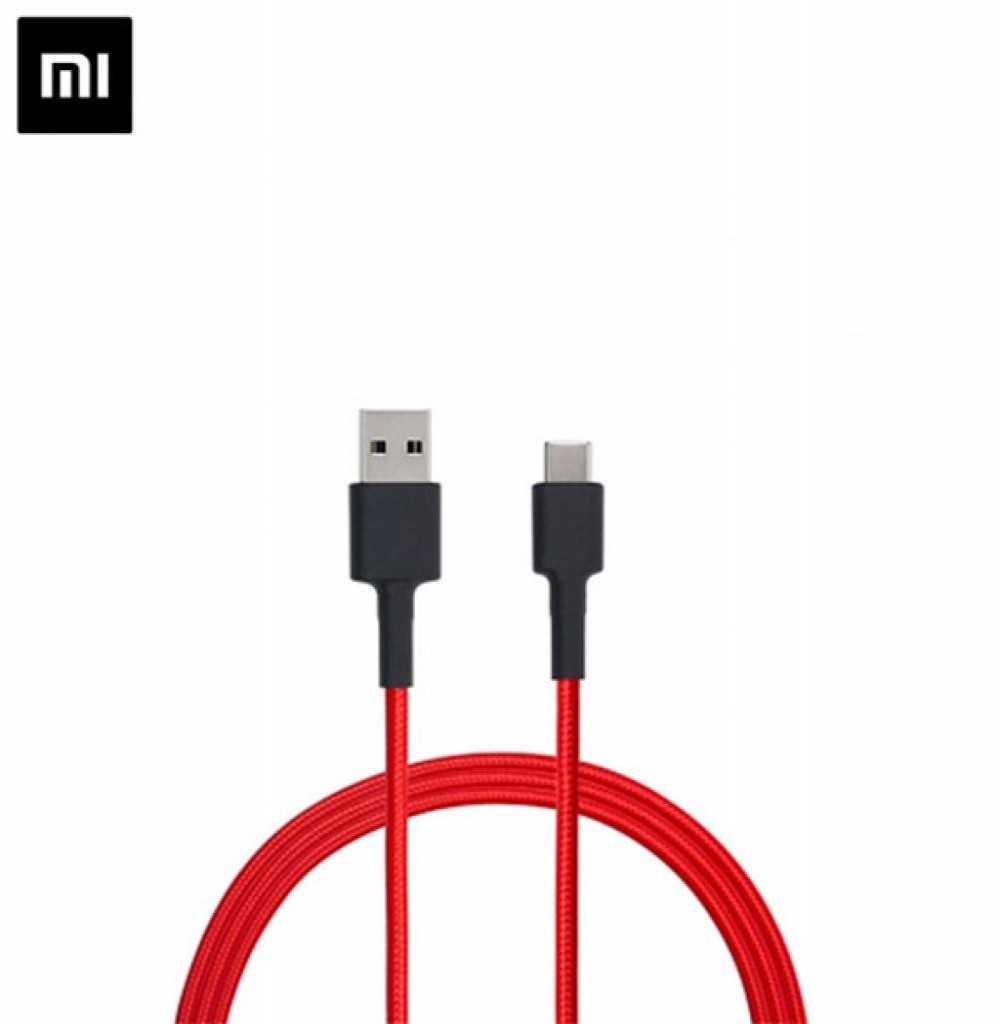 Cabo Celular Xiaomi Usb Type-C SJX10ZM 1M Preto/Vermelho