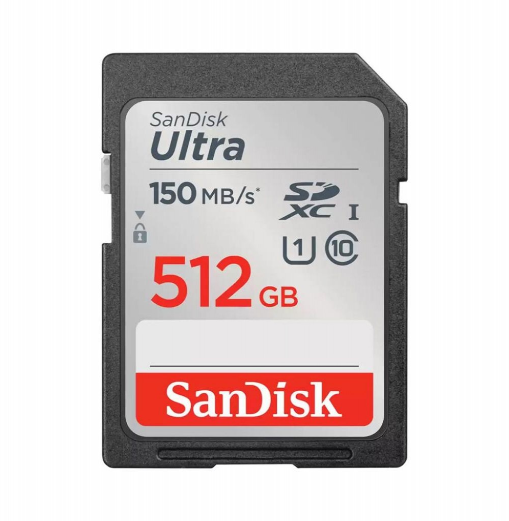 Cartão de Memória SD Micro 512GB Sandisk Ultra C10 150mb/S