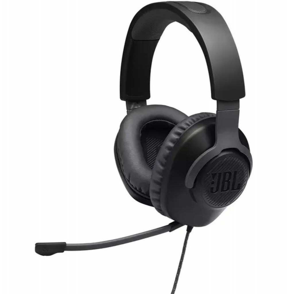 Fone JBL Quantum Gaming 100 3.5mm Preto