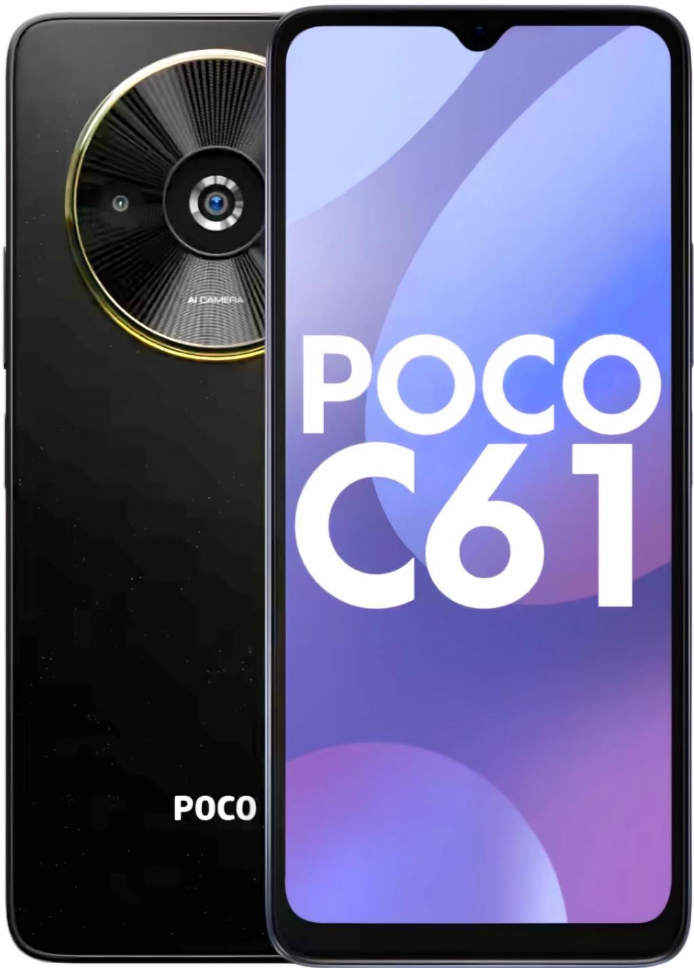 Celular Xiaomi Poco C61 6/128GB Preto (Indiano)