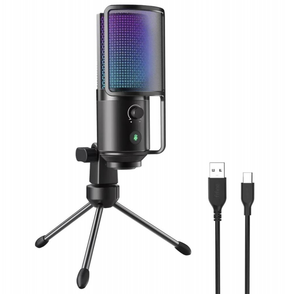Microfone Fifine K669-PRO3 Condenser RGB