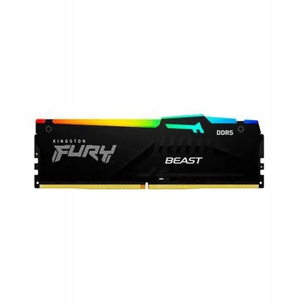 Memória DDR5 8GB 6000 Kingston Fury Beast RGB (KF560C40BBA-8)