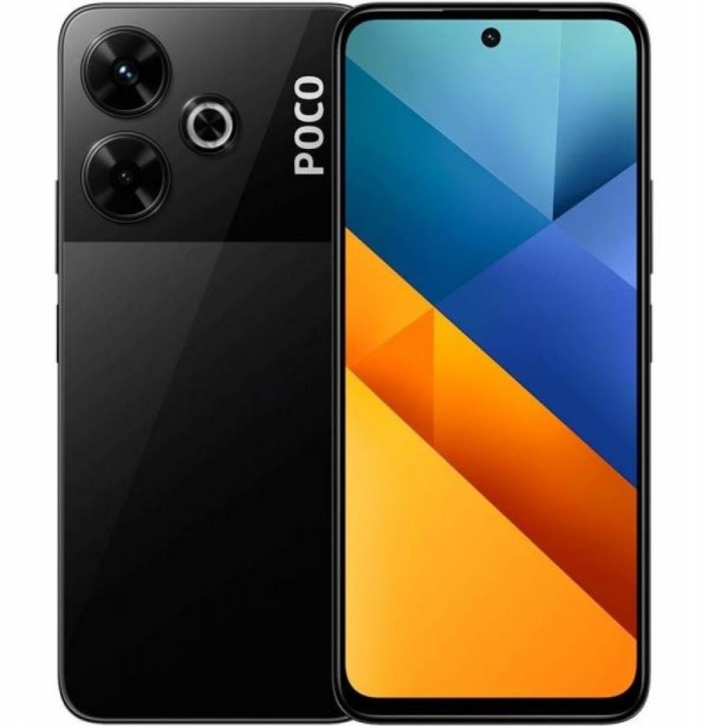 Celular Xiaomi Poco M6 6/128GB Preto (Global)