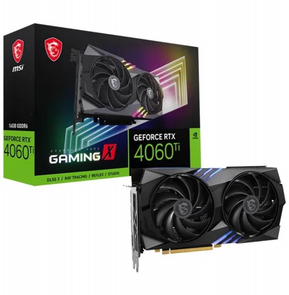 Placa de Víde 16GB EXP. GF-RTX4060TI Msi Gaming X 912-V517-208